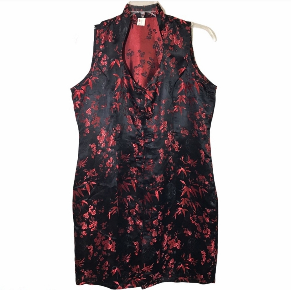 Classic Oriental Silk Dress